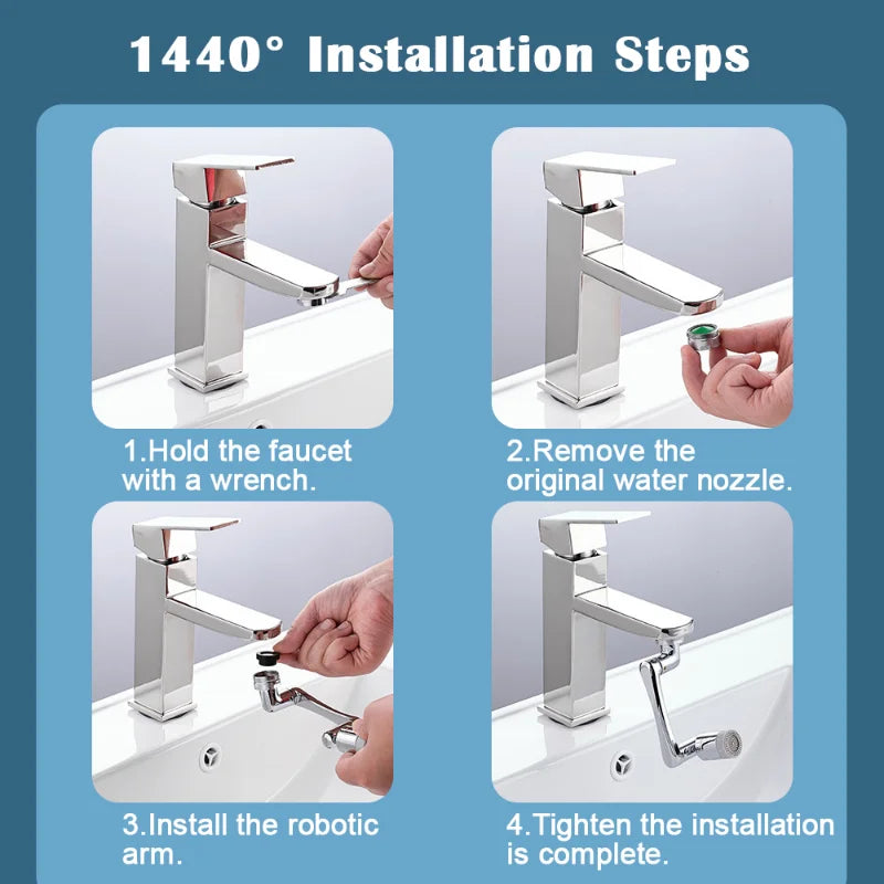 FlexiSpray 1080 - The Ultimate Kitchen and Bathroom Faucet Extender