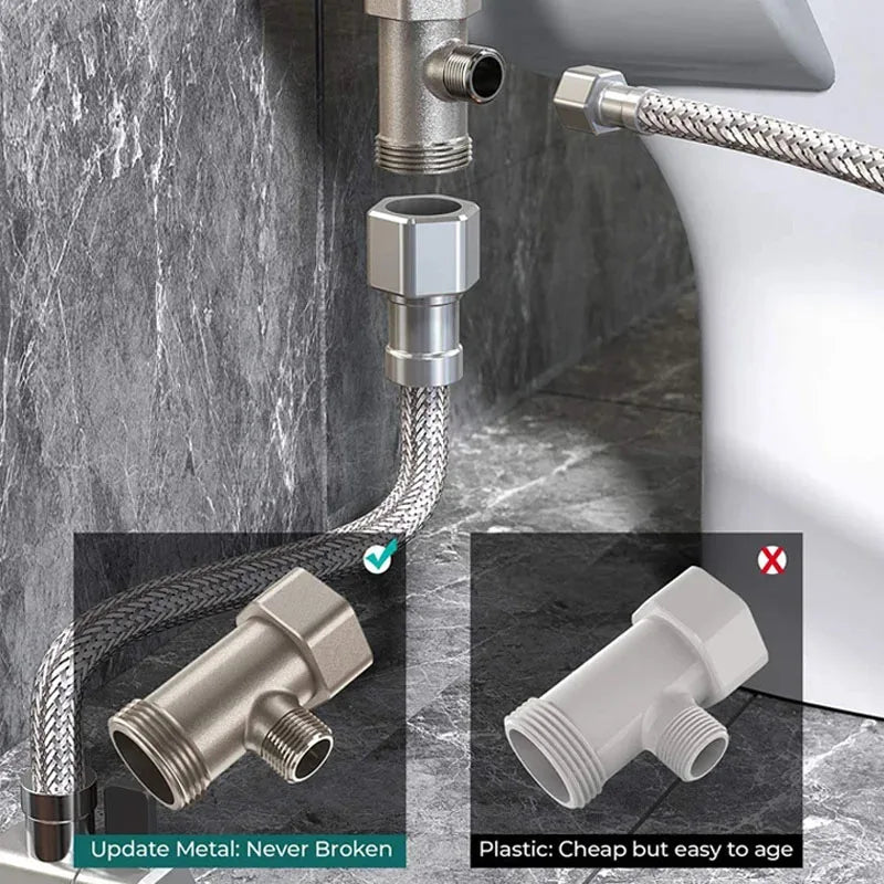 "Freshspray Duo: the Ultimate Bidet Upgrade!"