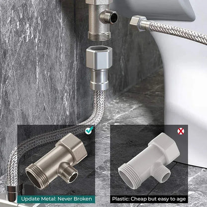 "Freshspray Duo: the Ultimate Bidet Upgrade!"