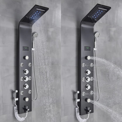"Rainglow Luxe Shower Panel"