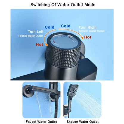 Shower Luxe: Waterfall Faucet Set