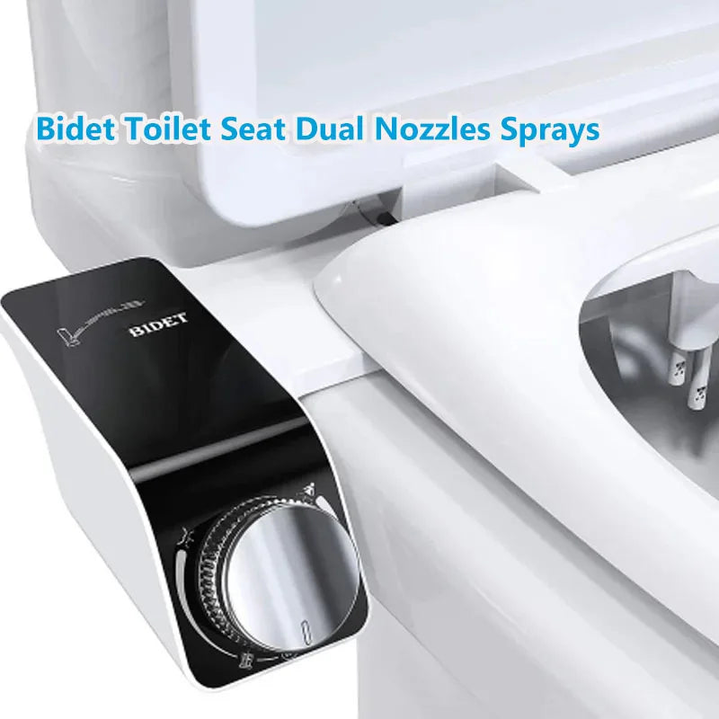 "Freshspray Duo: the Ultimate Bidet Upgrade!"